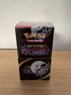 Pokemon Mega Evolution Phantasmal Flames Half Booster Box 18 Packs New & Sealed - Image 1