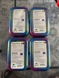 Lot of 4 - Pokemon TCG - Prismatic Evolutions Mini Tins - FACTORY SEALED - Image 3