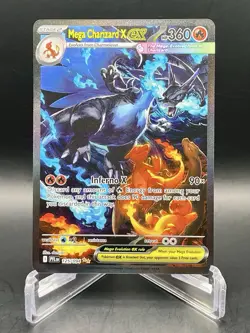 Mega Charizard X ex 125/094 Phantasmal Flames SIR (English) Pokemon TCG NM/M - Image 1