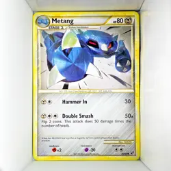 Metang 30/90 Pokemon English HeartGold & SoulSilver Undaunted 2010 - Image 1