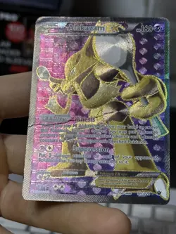 Alakazam EX 117/124 XY Fates Collide 2016 Full Art Holo Rare Pokemon Card TCG - Image 5
