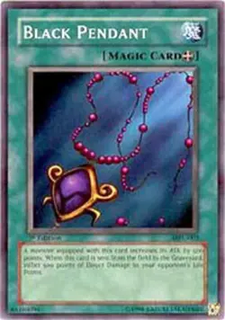 Yugioh! HP Black Pendant - MRL-003 - Super Rare - Unlimited Edition Heavily Play - Image 1