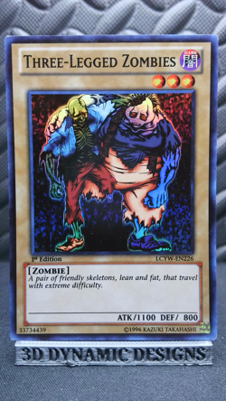 | Yugioh Three-Legged Zombies LCYW-EN226 1st Super Yugis World NM-/LP ?? | - Image 1
