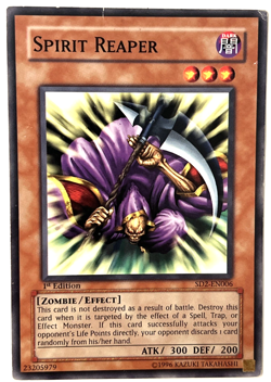 YuGiOh! - Spirit Reaper SD2-EN006 1st Edition Common - Image 1