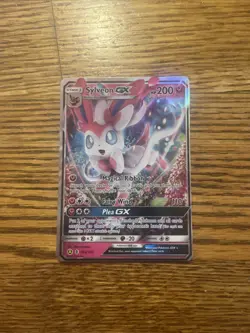 Pokemon Sylveon GX Alternate Art Promo Holo Card 92a/145 - Image 1