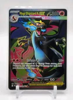Mega Charizard X ex 109/94 Full Art - Ultra Rare Pokemon Card (NM) - Image 1