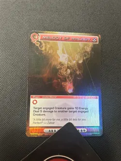 Chaotic 185/232 Melody of Malady Super Rare Holo Mugic Card - Image 1