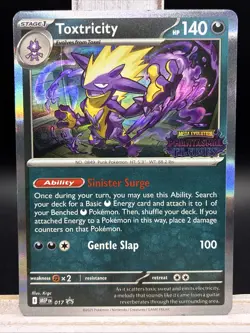 🌑🔥Toxtricity - Prerelease Promo Pokemon Card MEP 017 Phantasmal Flames🔥🌑 - Image 1