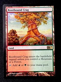Rootbound Crag x1 NM Core Set 2011 M11 MTG Magic The Gathering Card - Image 1