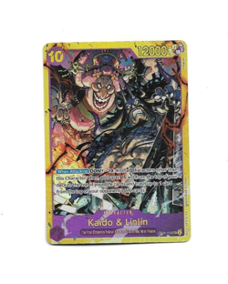 One Piece Card Game Kaido & Linlin OP08-119 SEC Secret Rare Foil Card NM - Image 1
