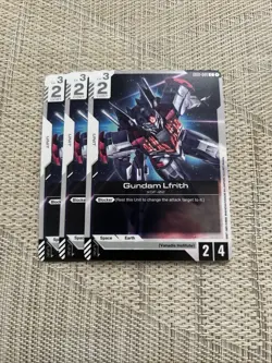 Gundam TCG - Gundam Lfrith GD01-086 - Newtype Rising Booster 3cards - Image 1