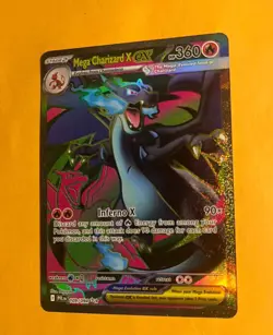 Pokemon TCG Card - Phantasmal flames - Mega Charizard X ex - 109/094 English - Image 2
