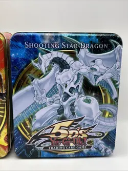 Yugioh 5DS 2010 Red Nova & Shooting Star Dragon-EMPTY Card Collectible Tin - Image 3