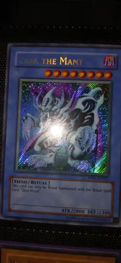 Yugioh Misprint Secret Rare Zera The Mant Nm Lp Error Card Konami - Image 1
