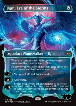 Ugin, Eye of the Storms - Foil Showcase TDM NM MTG - Image 1