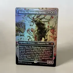 MTG Beza, the Bounding Spring - Borderless Foil - BLB NM - Image 1