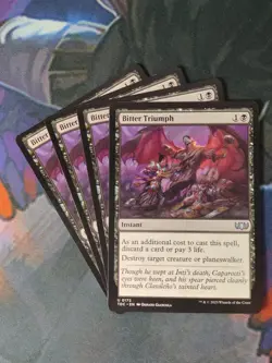 Bitter Triumph x 4 | 7% Off 2+ | Dragonstorm | NM | MTG - Image 1