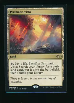 MTG Prismatic Vista Modern Horizons 244/254 Magic The Gathering - Image 1