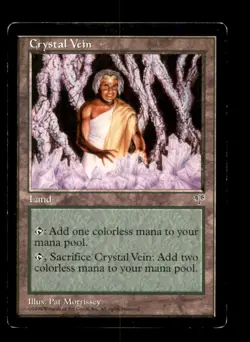 MTG Crystal Vein LP Light Play Mirage [4979] - Image 1