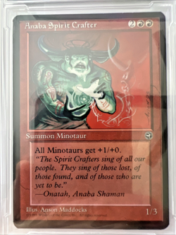 1995 Magic The Gathering Homelands ANABA SPIRIT CRAFTER Rare Graded 9 - Image 2