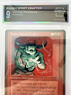 1995 Magic The Gathering Homelands ANABA SPIRIT CRAFTER Rare Graded 9 - Image 3