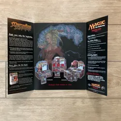 Magic The Gathering Mercadian Masques 1999 Fold Out Promo Poster Flier 11x17 MTG - Image 2