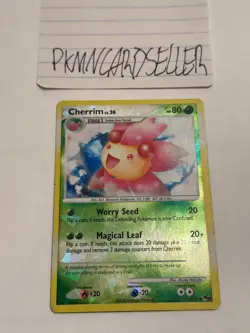 Cherrim 6/17 Cracked Ice Reverse Holo 2008 Pokemon POP Series 8 Rare LP - Image 1