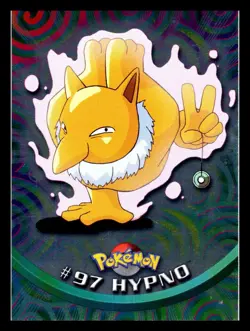 2000 Topps Pokemon TV Animation Edition Series 2 Silver Foil Hypno #97 0s72 - Image 1