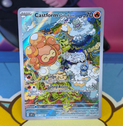 Castform Sunny Form - 195/191 - IR - Surging Sparks - English - Pokemon - Image 1