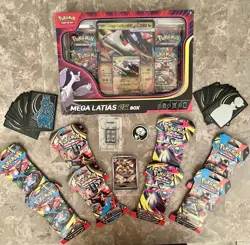 Pokemon Mega Evolution Lot- 12 Sealed Boosters Pks, Sealed Promo Card , & More! - Image 1
