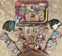 Pokemon Mega Evolution Lot- 12 Sealed Boosters Pks, Sealed Promo Card , & More! - Image 2