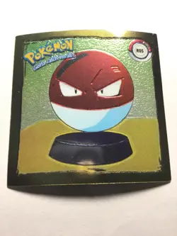 1999 Artbox Pokemon Action Flipz - Series 1 Chromium Stickers #R05 Voltorb - Image 1