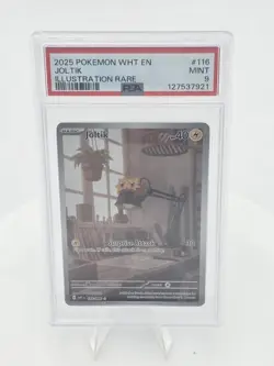 2025 POKEMON WHT EN-WHITE FLARE #116 JOLTIK & #117 GALVANTULA IR PSA 10 & PSA 9 - Image 3