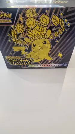 Pokemon TCG Surging Sparks ETB - Box and packs opened, Sealed Promo - Image 4