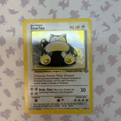 Pokemon TCG Snorlax 11/64 Jungle Set Unlimited WOTC Holo Rare Moderately Played - Image 3