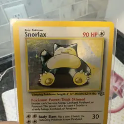 Pokemon TCG Snorlax 11/64 Jungle Set Unlimited WOTC Holo Rare Moderately Played - Image 5