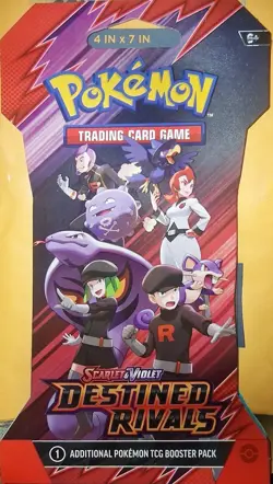 Pokemon Destined Rivals Sleeved Booster Pack Random Art - Image 1