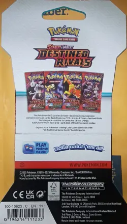 Pokemon Destined Rivals Sleeved Booster Pack Random Art - Image 2