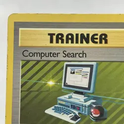 Computer Search 71/102 Base Set WOTC 1999 Pokemon LP/MP Trainer - Image 3