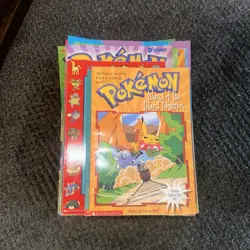 vintage 21 Book Lot pokemon paperback comic sticker tattoos drawing guide 90s - Image 1