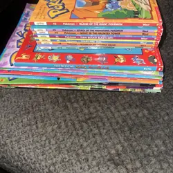 vintage 21 Book Lot pokemon paperback comic sticker tattoos drawing guide 90s - Image 2
