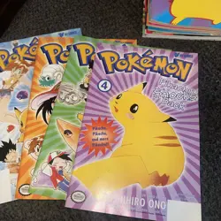 vintage 21 Book Lot pokemon paperback comic sticker tattoos drawing guide 90s - Image 5
