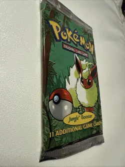 Pokemon 1999 Jungle Booster Pack Flareon Vintage Sealed - Image 2