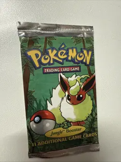 Pokemon 1999 Jungle Booster Pack Flareon Vintage Sealed - Image 5