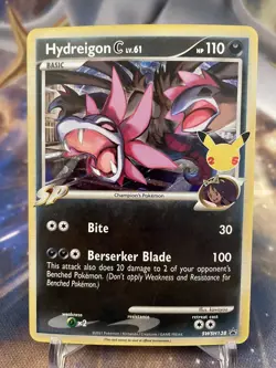 Pokemon 25th Anniversary - Celebrations Promo HOLO Hydreigon C Lv. 61 SWSH138 NM - Image 1