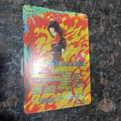 Hell Fighter 17 Plans in Motion Leader Foil Dragon Ball Super Card Game | NM - Image 3