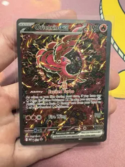 ORICORIO EX 024 Phantasmal Flames UPC Promo Pokemon Card - Image 1