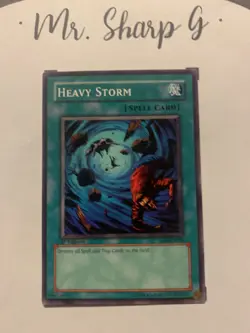 HEAVY STORM - 1st EDITION SD1-EN016 ENGLISH Yu-Gi-Oh! CARD COMMON KONAMI - Image 2