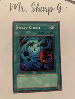 HEAVY STORM - 1st EDITION SD1-EN016 ENGLISH Yu-Gi-Oh! CARD COMMON KONAMI - Image 3