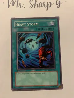 HEAVY STORM - 1st EDITION SD1-EN016 ENGLISH Yu-Gi-Oh! CARD COMMON KONAMI - Image 4